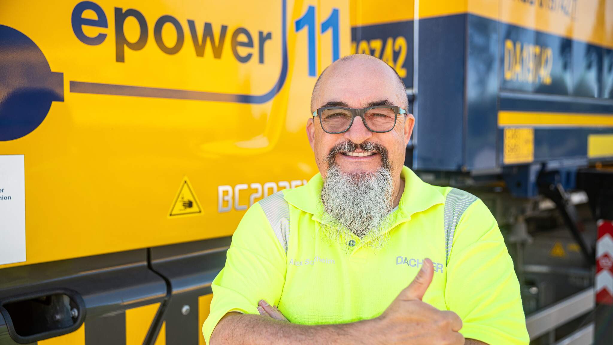 Alexander Sontheim, formateur de conducteurs chez DACHSER Service and Ausbildungs GmbH.